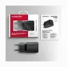 Axagon Sil wallcharger 2x port (USB-A + USB-C), PD3.0/QC4+/PPS/AFC/Apple. 30W total power.