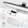 Axagon Multi port USB 3.2 Gen 1 hub. HDMI, four USB-A outputs and Power Delivery. Kabel USB-C 20cm.