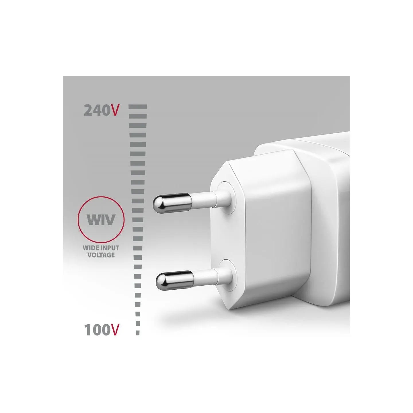 Axagon ACU-PD30W wall charger 1x QC3.0/AFC/FCP/PD type-C, 30W, white