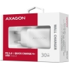 Axagon ACU-PD30W wall charger 1x QC3.0/AFC/FCP/PD type-C, 30W, white