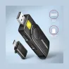Axagon Compact travel USB-A + USB-C contact Smart / ID card and SD / microSD / SIM card reader.