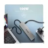 Axagon HMC-7HX2 USB hub 7in1 5Gbps 2xHDMI GLAN USB-C