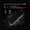 Axagon Passive aluminum heatsink for single-sided and double-sided M.2 SSD disks, size 2280, height 36 mm.