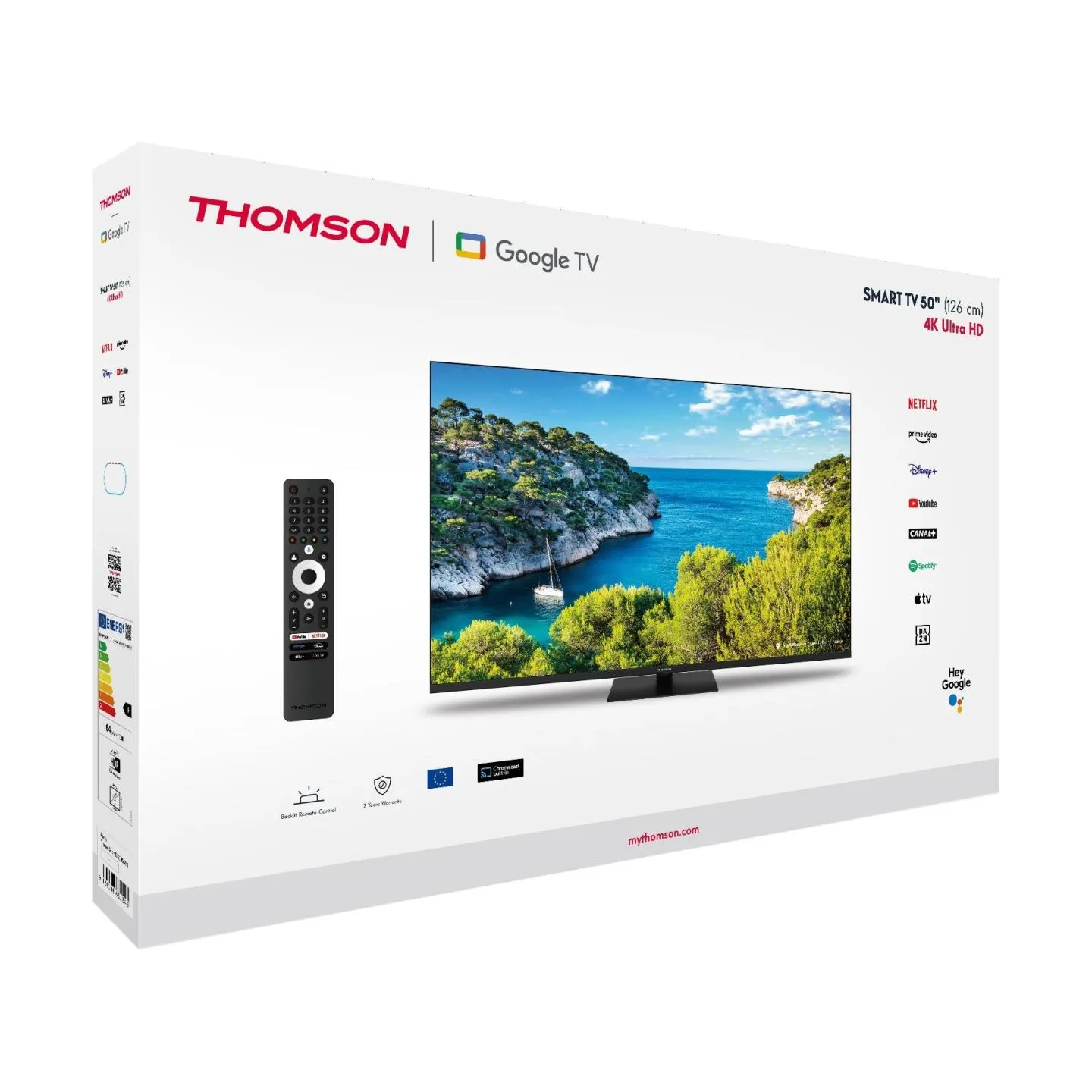 Thomson TV Set|THOMSON|43 "|4K Ultra HD|3840 x 2160 pixels|Flat|16:9|LCD|43UG5C14