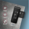 Axagon Slim super-speed USB 3.2 Gen 1 card reader with a direct USB-A connector.