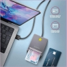 Axagon CRE-SM3T USB Smart card FlatReader