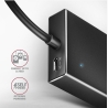 Axagon Seven-port USB 3.2 Gen 1 hub with charging support. Connector for external power supply. USB-C cable 30 cm.