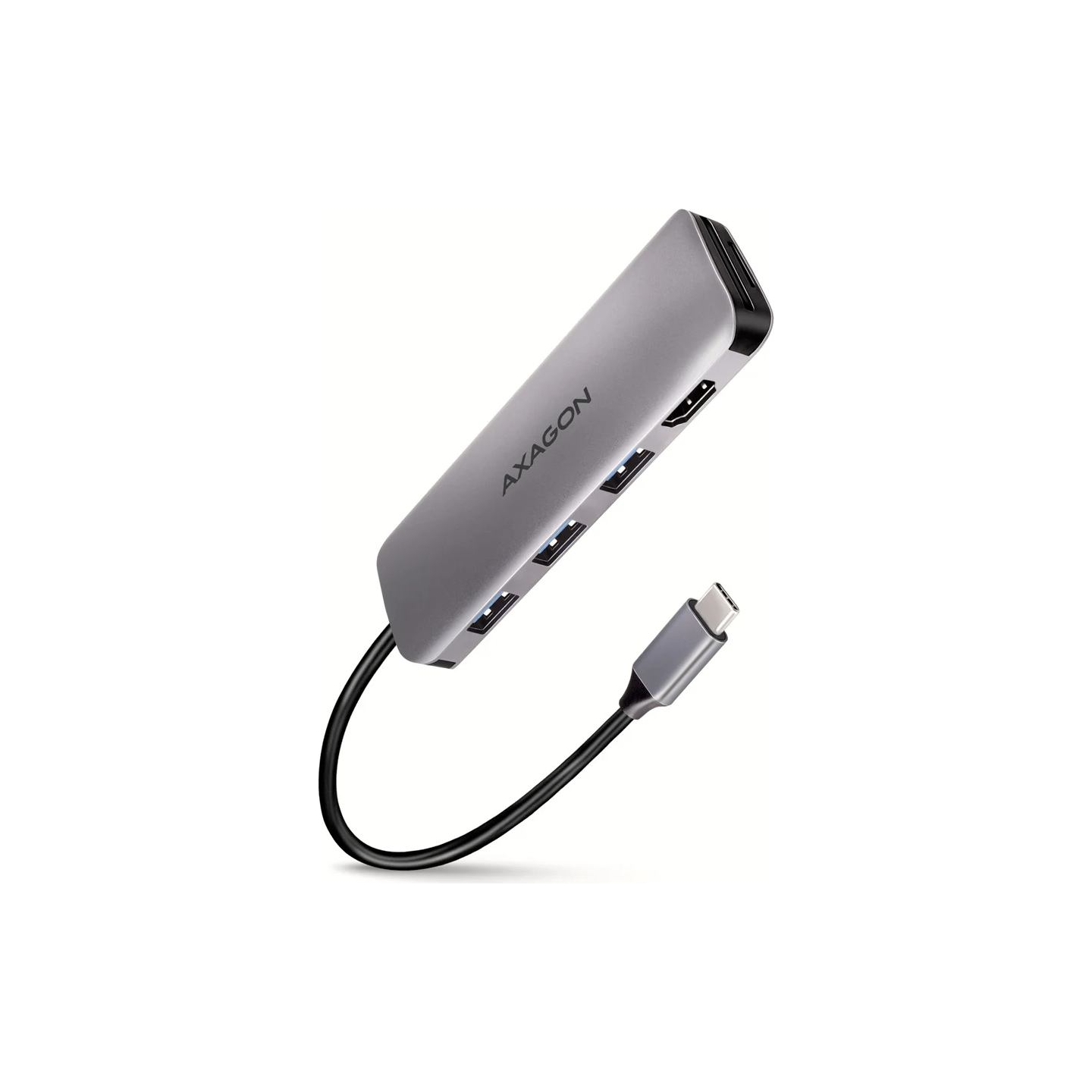 Axagon HMC-HCR3A Hub 3x USB-A SD/microSD + HDMI