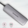Axagon Multi port USB 3.2 Gen 1 hub. HDMI, card reader and three USB-A outputs. Cable USB-C 20 cm.