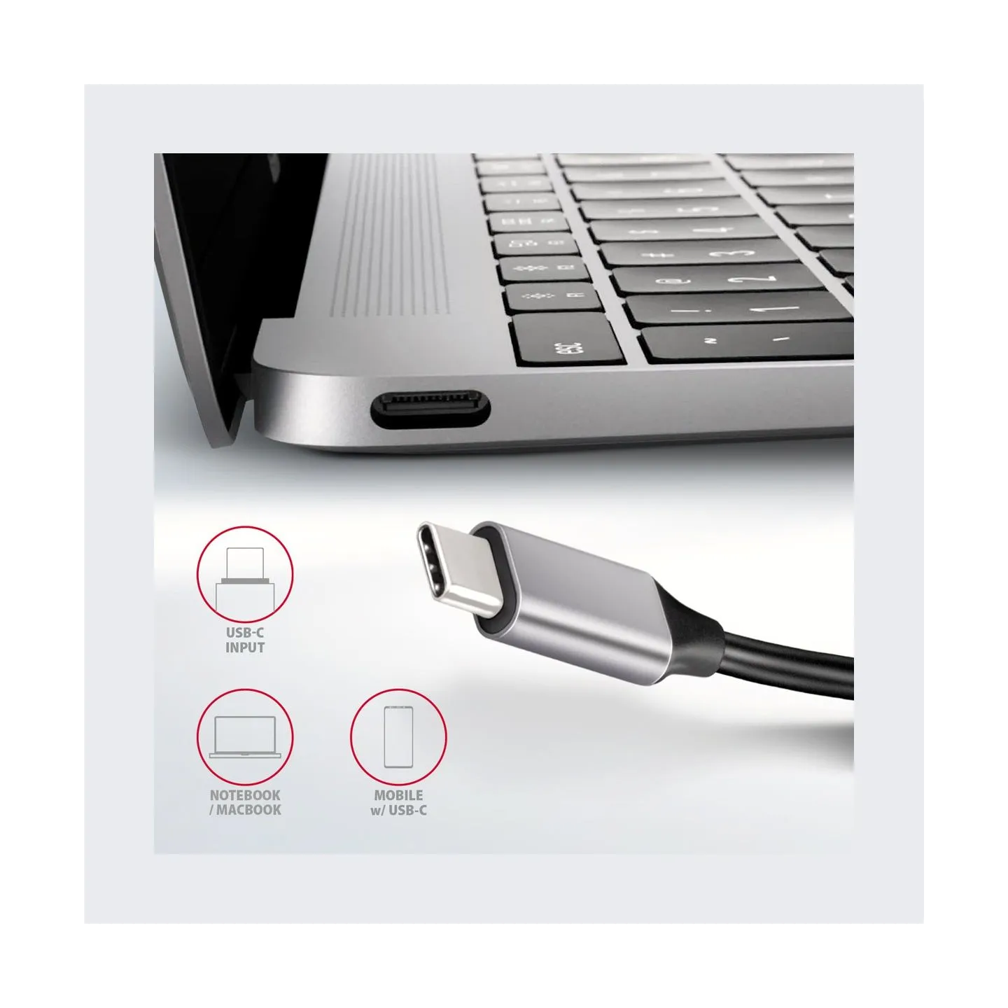 Axagon HMC-HCR3A Hub 3x USB-A SD/microSD + HDMI