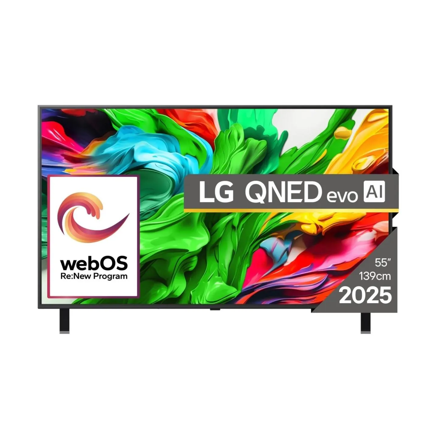 LG 55QNED85A3C | 55 | Smart TV | webOS 25 | UHD | Bllack