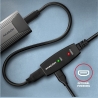 Axagon Active extension USB 3.2 Gen 1 A-M > A-F cable, 5 m long. Power supply option.
