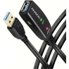 Axagon Active extension USB 3.2 Gen 1 A-M > A-F cable, 5 m long. Power supply option.