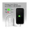 Axagon Sil wallcharger 2x port (USB-A + USB-C), PD3.0/QC4+/PPS/AFC/Apple. 30W total power.
