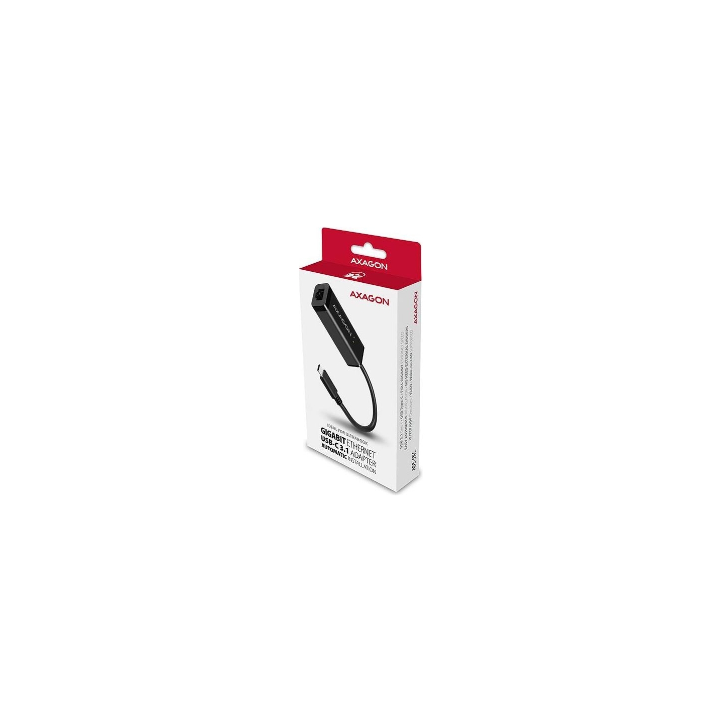 Axagon ADE-SRC Type-C USB3.1 - Gigabit Ethernet 10/100/1000 Adapter