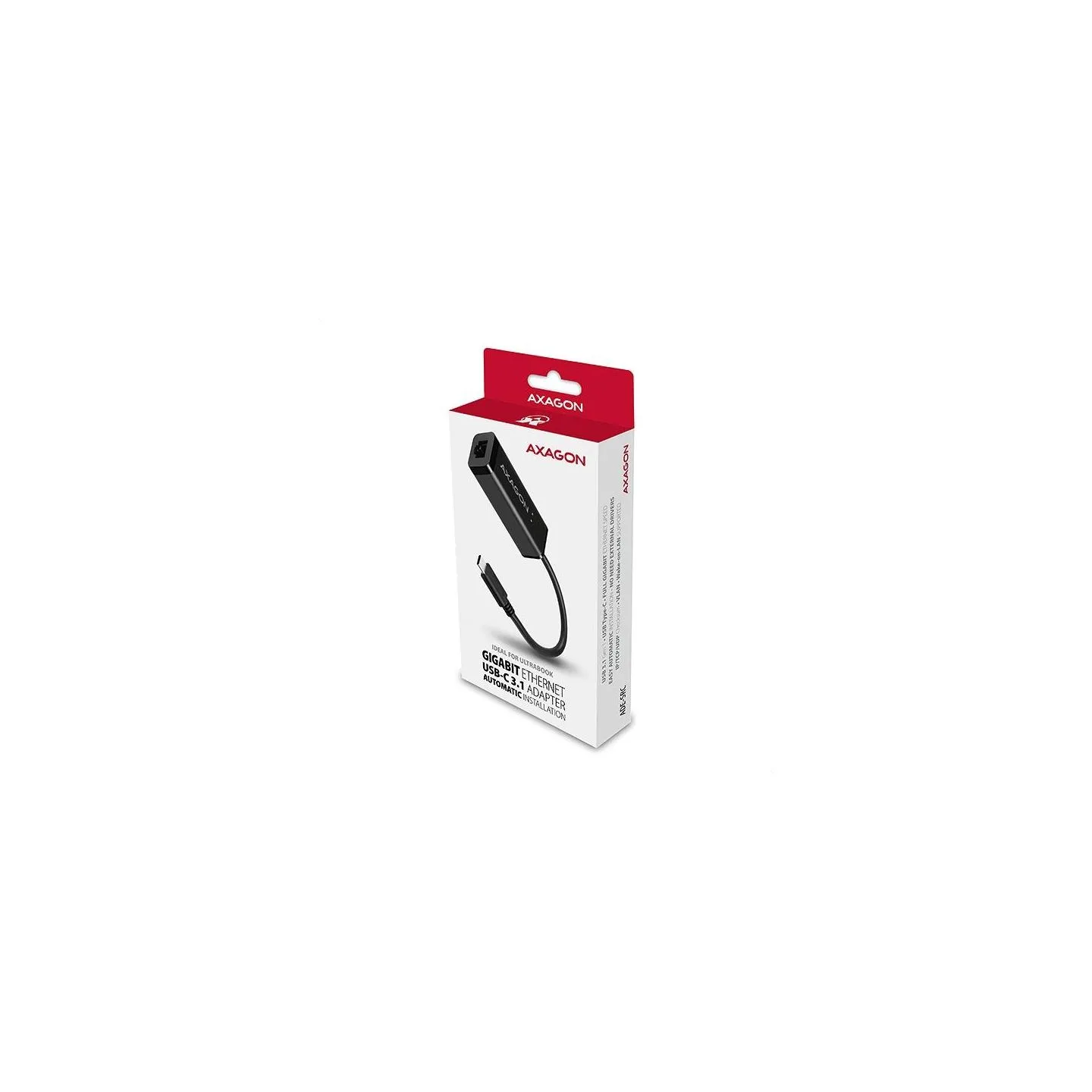 Axagon ADE-SRC Type-C USB3.1 - Gigabit Ethernet 10/100/1000 Adapter