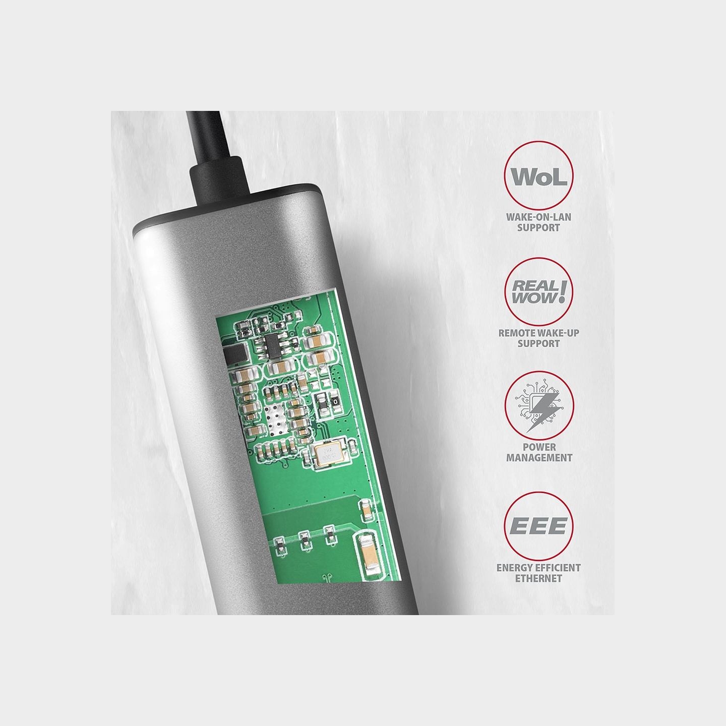 Axagon ADE-25R SUPERSPEED USB-A 2.5 GIGABIT ETHERNETCompact aluminum USB-A 3.2 Gen 1 2.5 Gigabit Ethernet 10/100/1000/2500 Mbit 