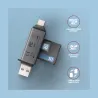 Axagon CRE-DAC External, Type-C+Type-A 2-slot SD/microSD