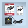 Axagon Compact desktop USB contact Smart/ID & SD/microSD/SIM card reader with long USB-A cable.