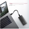 Axagon External USB-C 3.2 Gen 2 metal box for M.2 NVMe & SATA SSD disks. Screwless.
