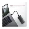 Axagon External USB-C 3.2 Gen 2 metal box for M.2 NVMe & SATA SSD disks. Screwless.