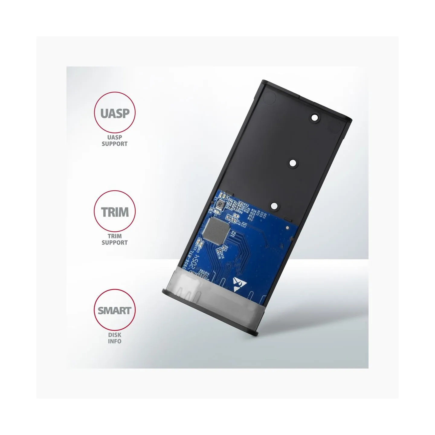 Axagon EEM2-SB2 USB-C Gen 2 M.2 NVMe/SATA SSD