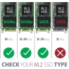 Axagon EEM2-SB2 USB-C Gen 2 M.2 NVMe/SATA SSD