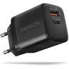 Axagon ACU-PQ20 wall charger QC3.0/AFC/FCP + PD type-C, 20W, black