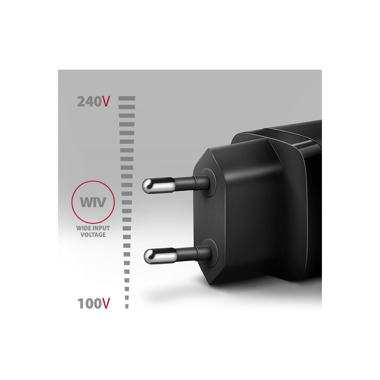Axagon ACU-PQ20 wall charger QC3.0/AFC/FCP + PD type-C, 20W, black