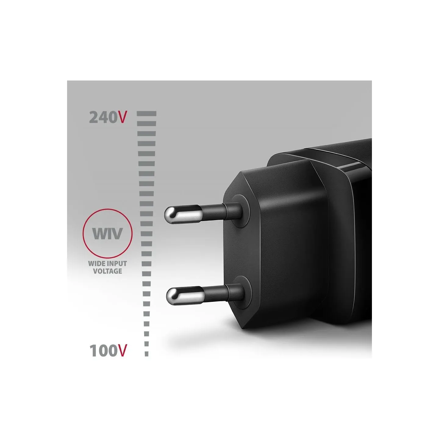 Axagon ACU-PQ20 wall charger QC3.0/AFC/FCP + PD type-C, 20W, black