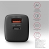 Axagon ACU-PQ20 wall charger QC3.0/AFC/FCP + PD type-C, 20W, black