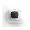 Axagon ACU-PQ20 wall charger QC3.0/AFC/FCP + PD type-C, 20W, black