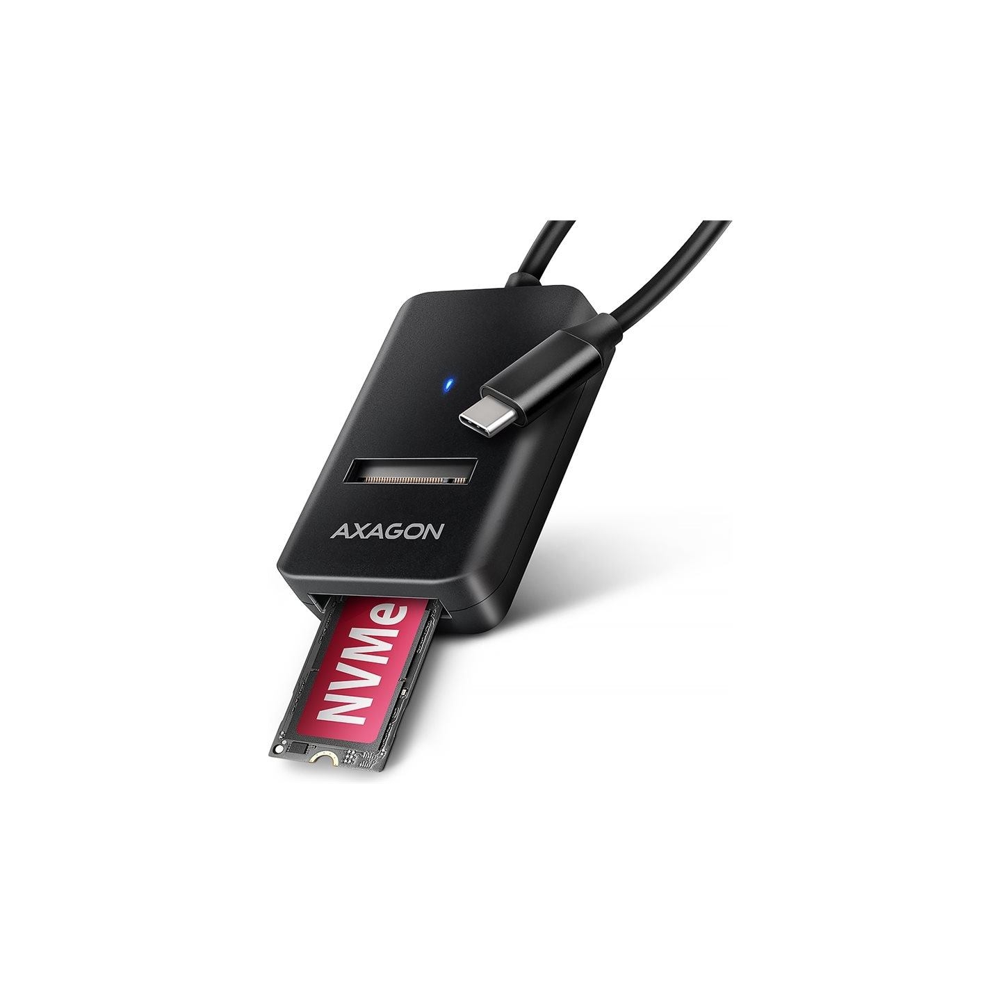 Axagon ADM2-CM USB-C 3.2 Gen2 - 1x NVMe/SATA SDD Adapter