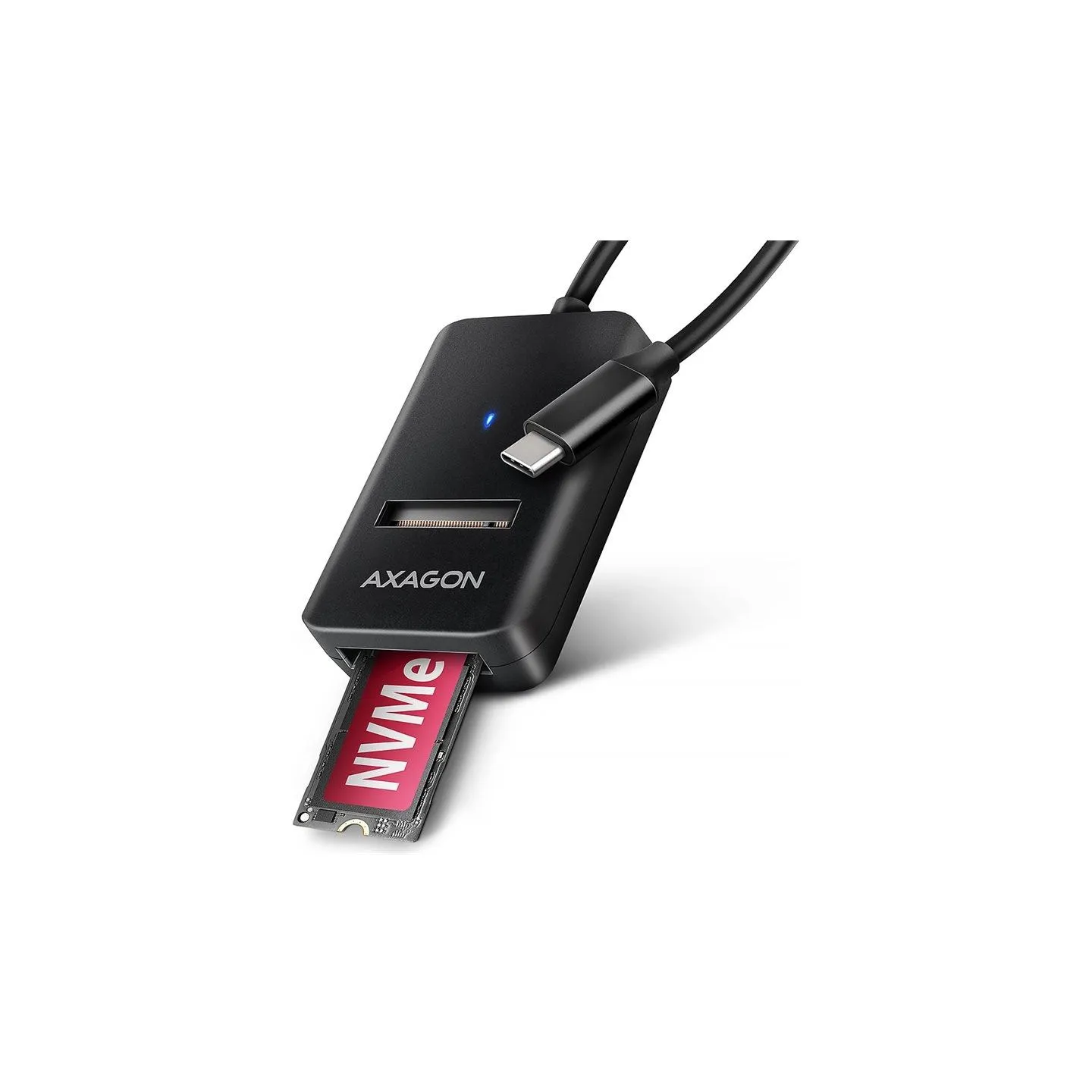 Axagon ADM2-CM USB-C 3.2 Gen2 - 1x NVMe/SATA SDD Adapter