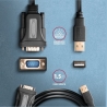 Axagon ADS-1PQN USB > SERIAL ADVANCED ACTIVE ADAPTER