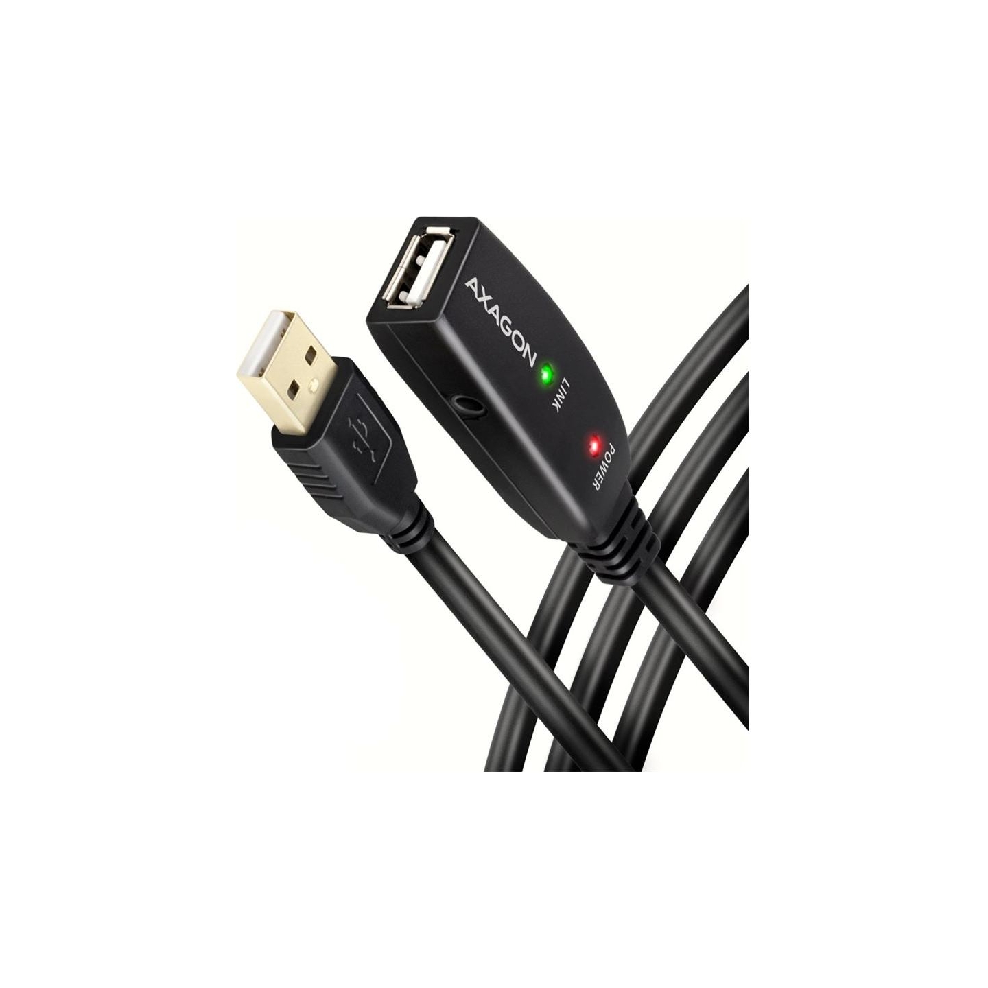 Axagon ADR-215 USB 2.0 A-M -> A-F act 15m cabl