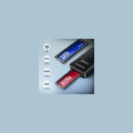 Axagon Adapter Gen 2 M.2 NVMe/SATA SSD AMD2-AM USB-A