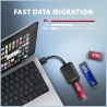 Axagon ADM2-AM USB-A 3.2 Gen2 - 1x NVMe/SATA SDD Adapter