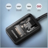 Axagon ADM2-AM USB-A 3.2 Gen2 - 1x NVMe/SATA SDD Adapter