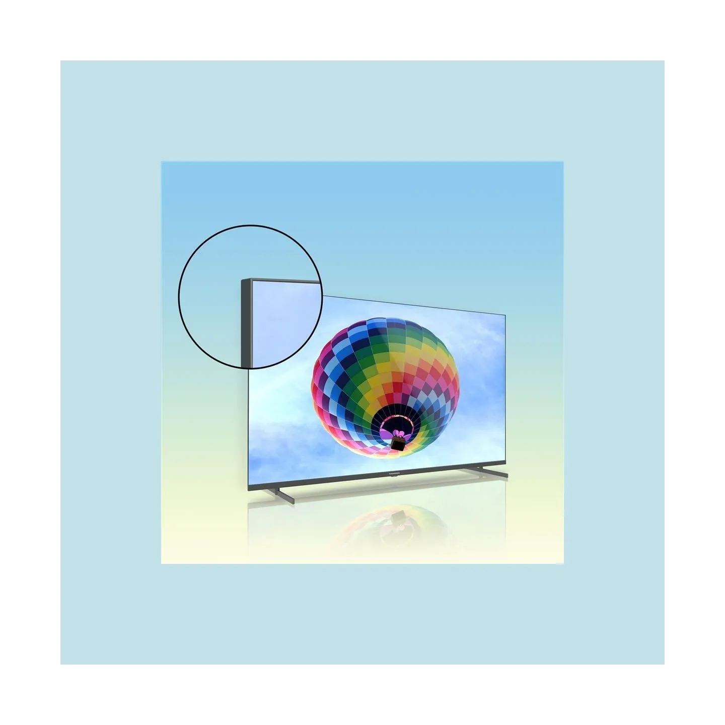 Thomson TV Set|THOMSON|50"|4K/Smart|QLED|3840x2160|Wireless LAN|Bluetooth|Google TV|Black|50QG4S14