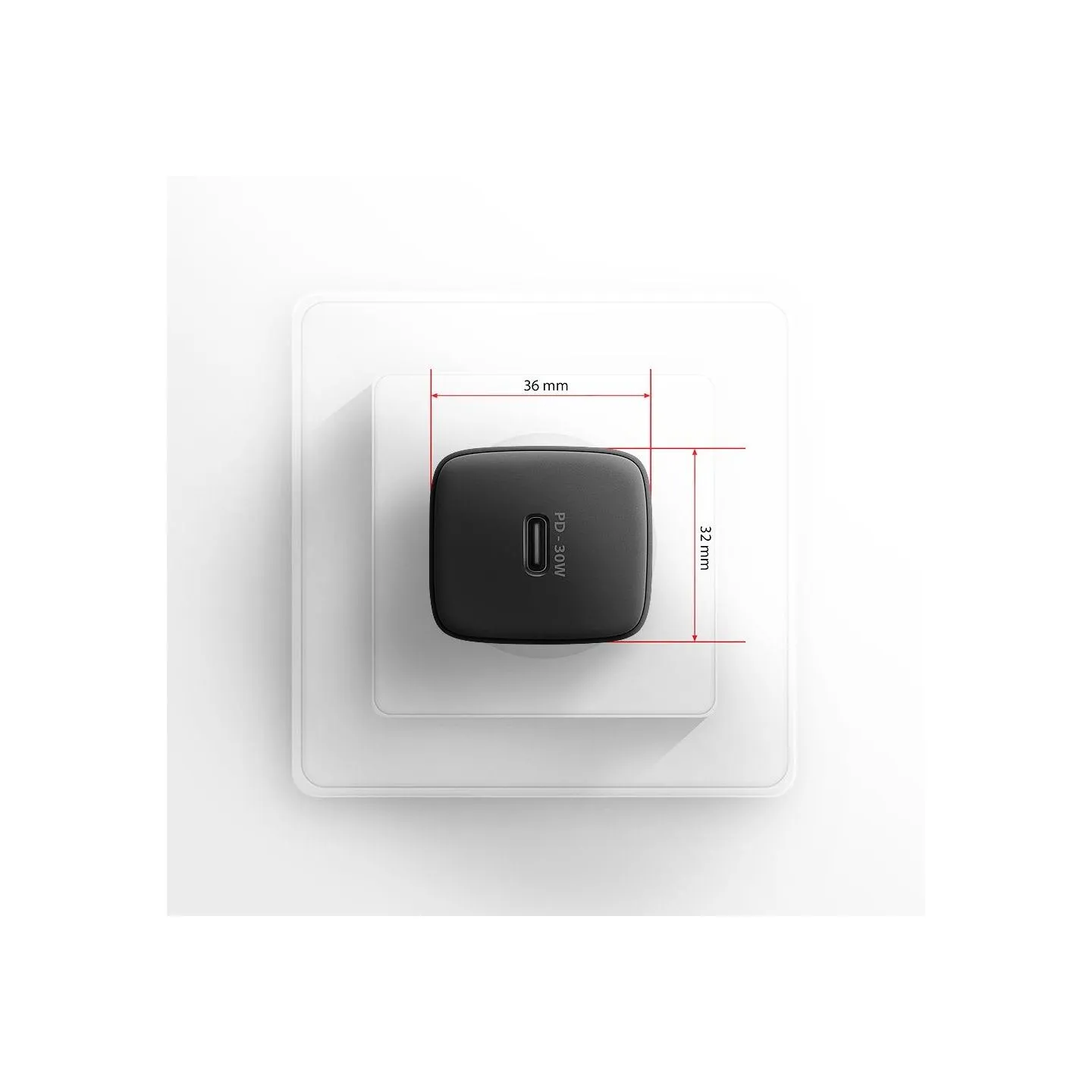 Axagon ACU-PD30 wall charger 1x QC3.0/AFC/FCP/PD type-C, 30W, black