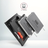 Axagon RSS-CD09 2.5" SSD/HDD caddy into DVD slot, 9.5 mm, LED, ALU