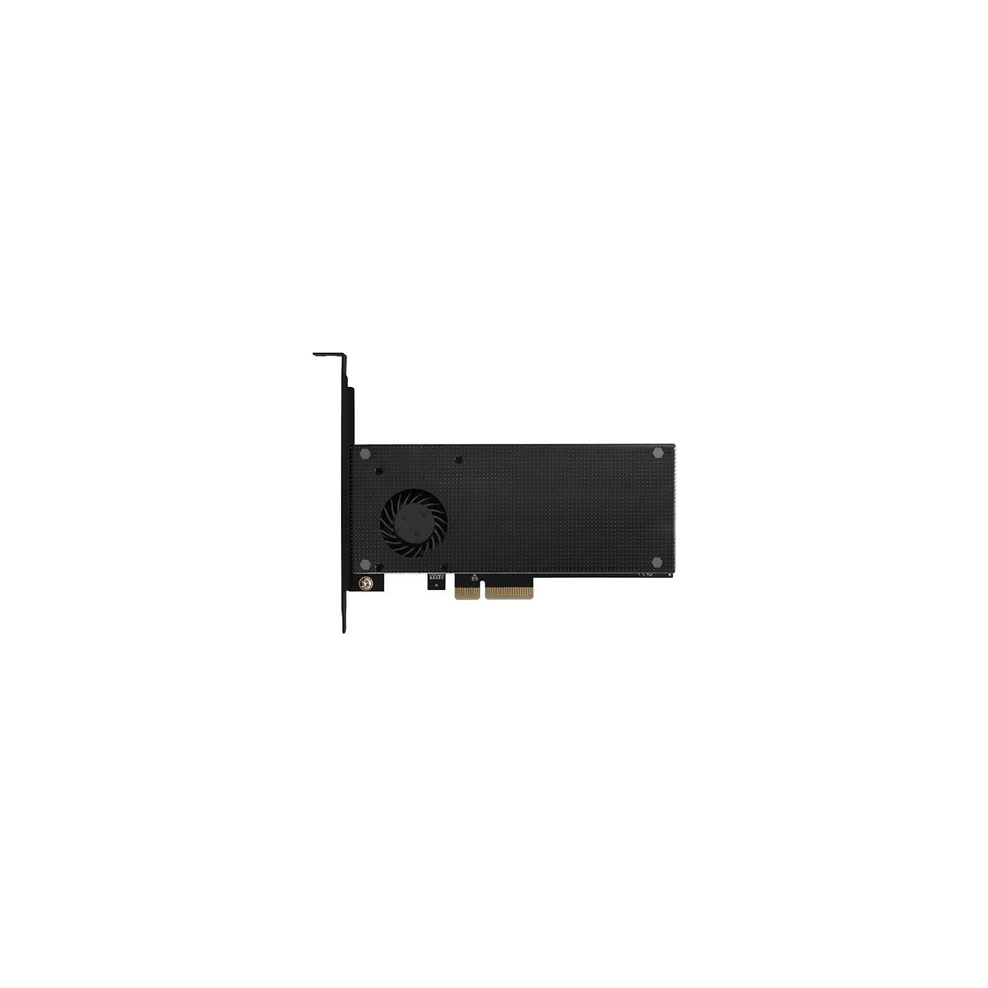 Axagon PCEM2-DC PCI-E 3.0 4x - DUAL M.2 SSD (NVMe + SATA), dual voltage, up to 110mm SSD, fan + heatsink