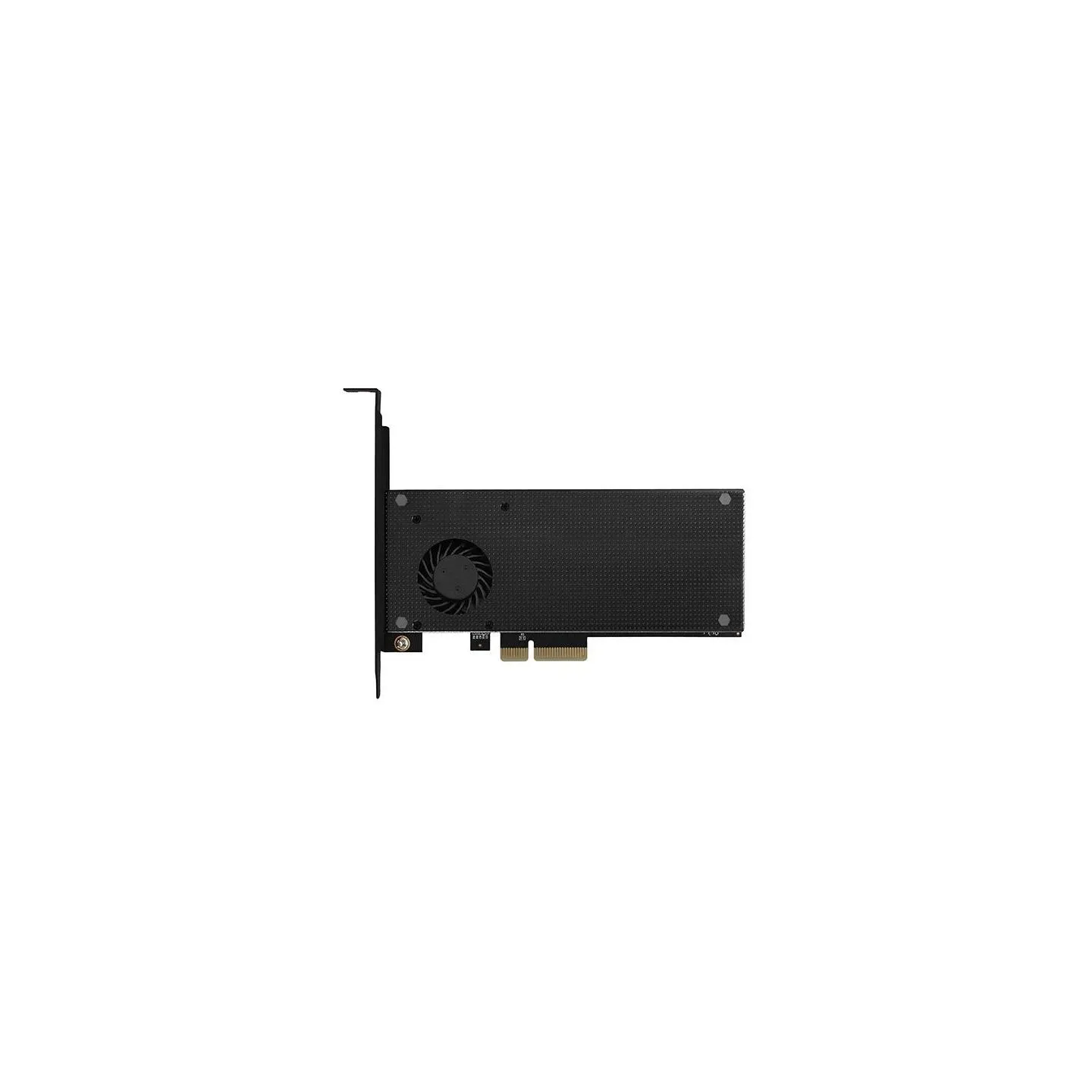 Axagon PCEM2-DC PCI-E 3.0 4x - DUAL M.2 SSD (NVMe + SATA), dual voltage, up to 110mm SSD, fan + heatsink