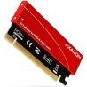 Axagon PCEM2-S PCI-E 3.0 16x - M.2 SSD NVMe, up to 80mm SSD, low profile, cooler