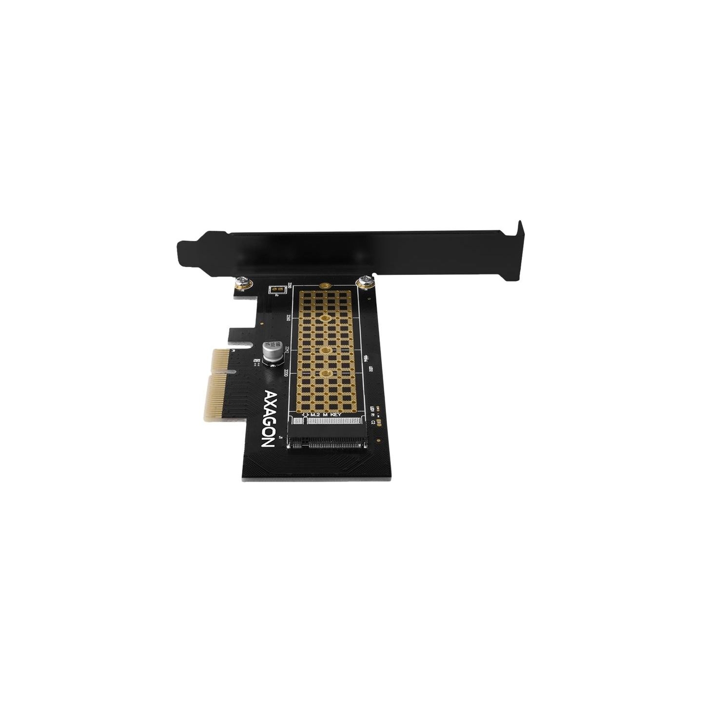 Axagon PCEM2-N PCI-E 3.0 4x - M.2 SSD NVMe, up to 80mm SSD