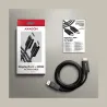 Axagon RVD-HI20C2 DisplayPort - HDMI 2.0 cable 1.8m 4K/60Hz