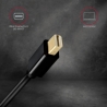 Axagon RVDM-HI14C2 Mini DP > HDMI 1.4 cable 1.8m 4K/30Hz