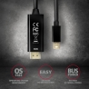 Axagon RVDM-HI14C2 Mini DP > HDMI 1.4 cable 1.8m 4K/30Hz