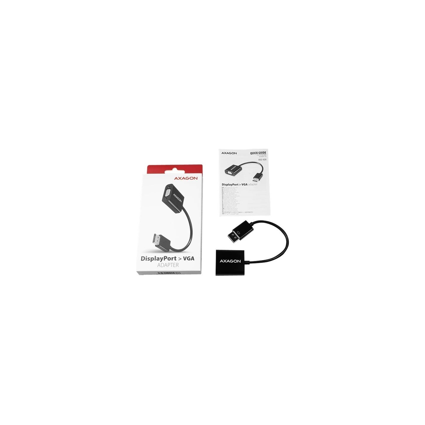 Axagon RVD-VGN DisplayPort -> VGA adapter FullHD, 1920*1200